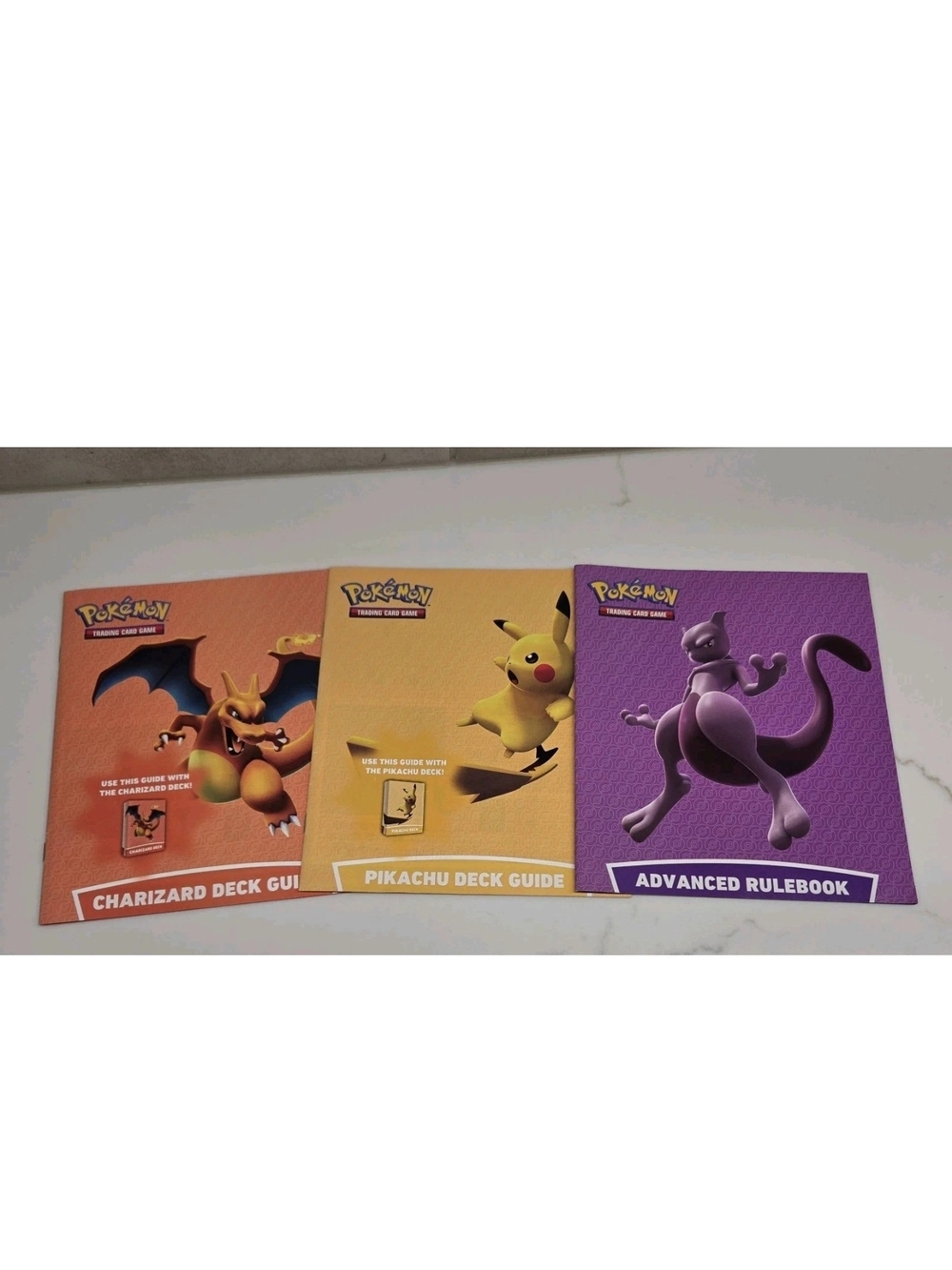 Pokemon Battle Academy Charizard Deck Guide Pikachu Deck Guide Manual Only